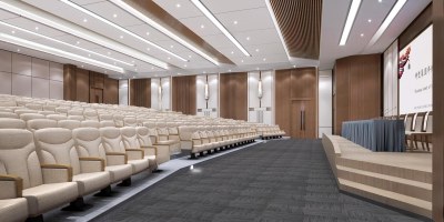 现代报告厅3D模型下载